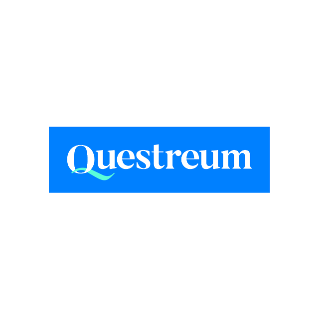 Questreum.com logo, a brandable .com business name for sale