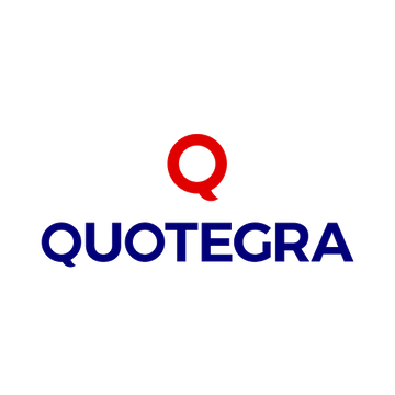 Quotegra.com logo, a brandable .com business name for sale