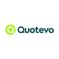 Quotevo.com logo, a brandable .com business name for sale