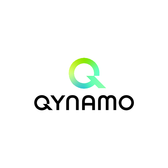 Qynamo.com logo, a brandable .com business name for sale