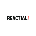 Reactial.com logo, a brandable .com business name for sale