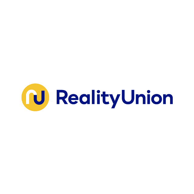 RealityUnion.com logo, a brandable .com business name for sale