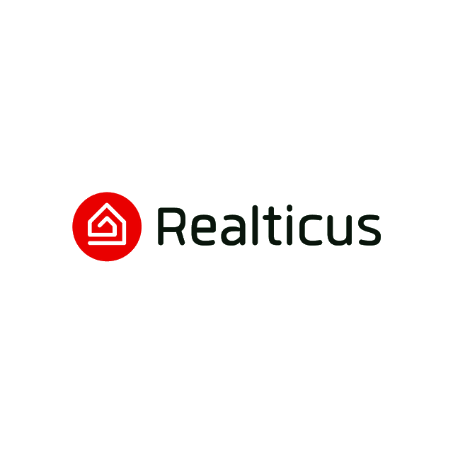 Realticus.com logo, a brandable .com business name for sale