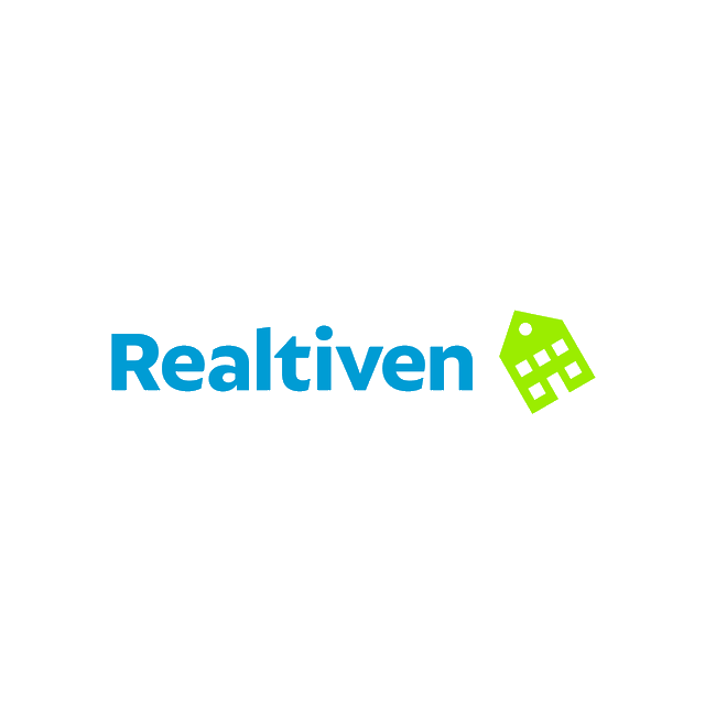 Realtiven.com logo, a brandable .com business name for sale