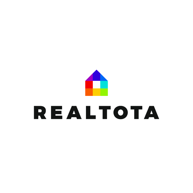 Realtota.com logo, a brandable .com business name for sale