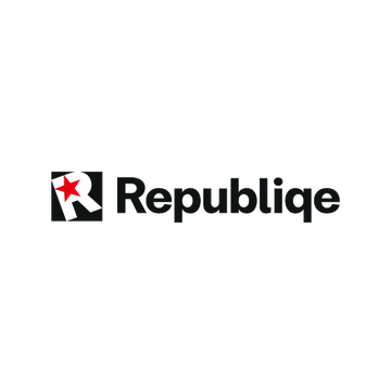 Republiqe.com logo, a brandable .com business name for sale