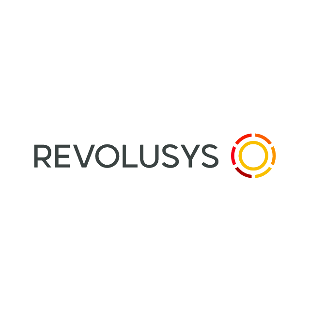 Revolusys.com logo, a brandable .com business name for sale