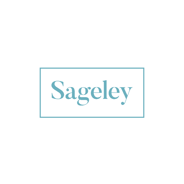 Sageley.com logo, a brandable .com business name for sale