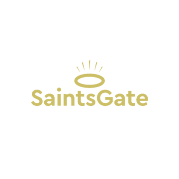 Saintsgate.com logo, a brandable .com business name for sale