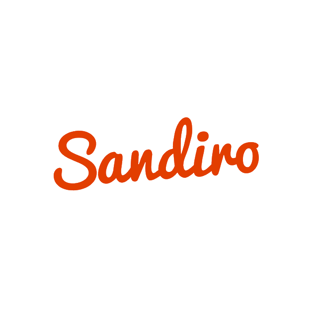 Sandiro.com logo, a brandable .com business name for sale