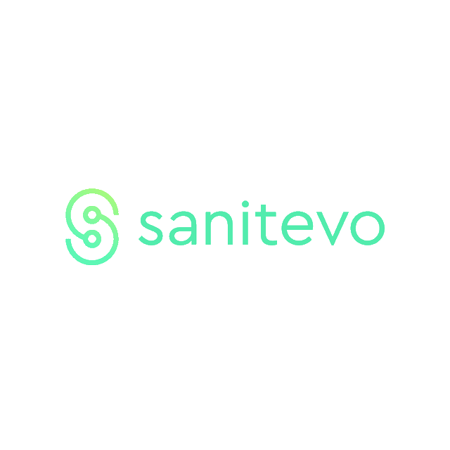 Sanitevo.com logo, a brandable .com business name for sale