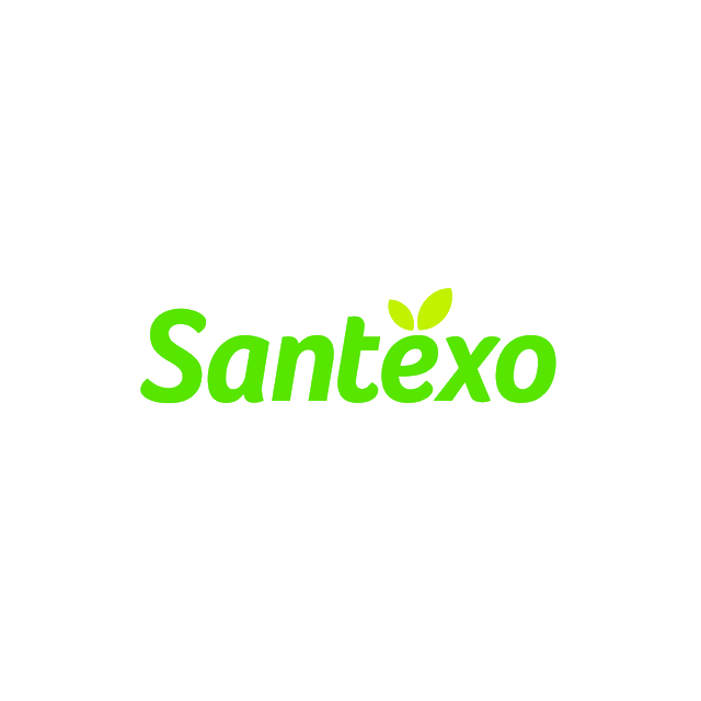 Santexo.com logo, a brandable .com business name for sale