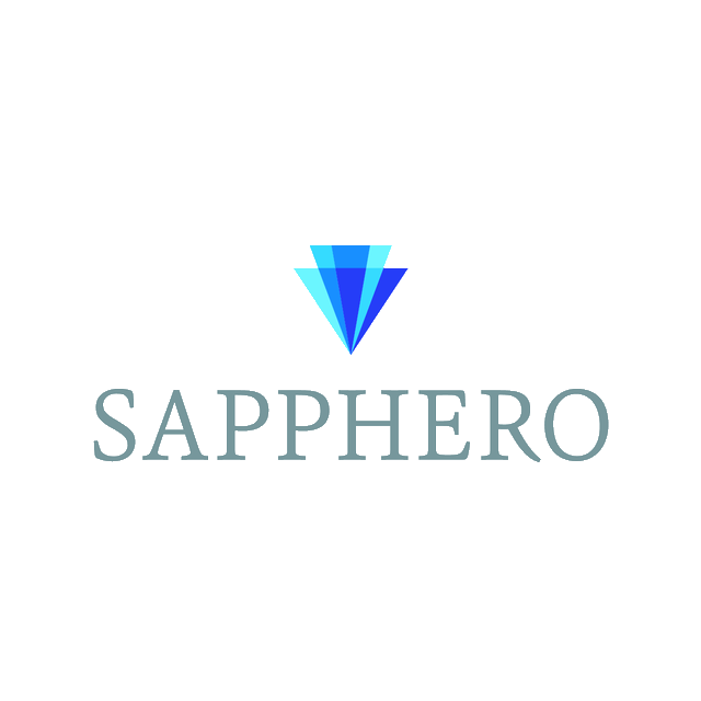 Sapphero.com logo, a brandable .com business name for sale