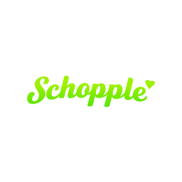 Schopple.com logo, a brandable .com business name for sale