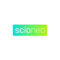 Scioneo.com logo, a brandable .com business name for sale