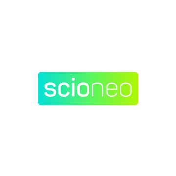 Scioneo.com logo, a brandable .com business name for sale