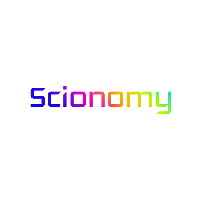 Scionomy.com logo, a brandable .com business name for sale