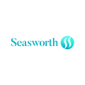 Seasworth.com logo, a brandable .com business name for sale