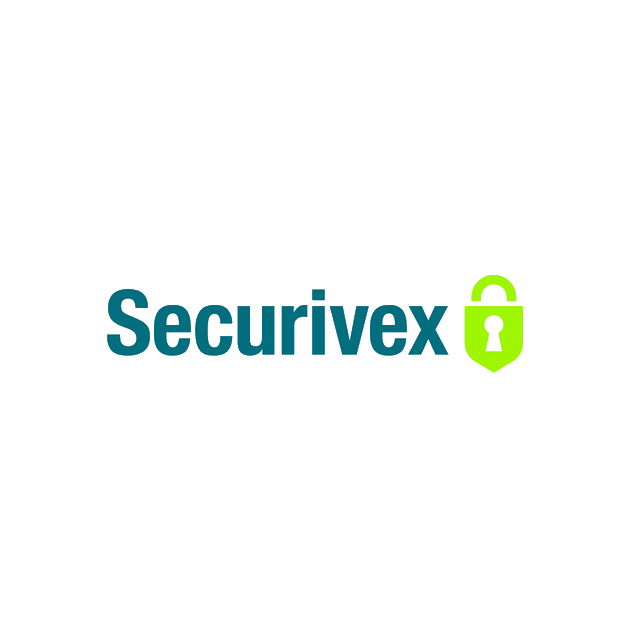 Securivex.com logo, a brandable .com business name for sale