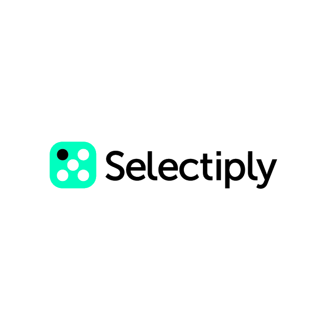 Selectiply.com logo, a brandable .com business name for sale