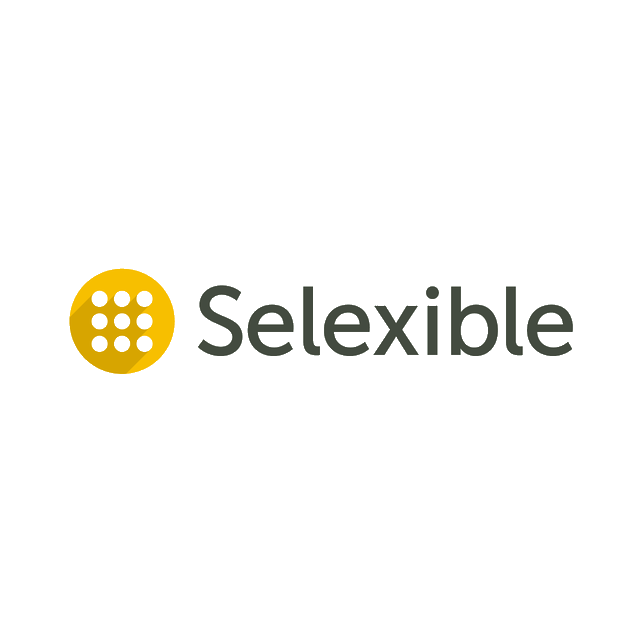Selexible.com logo, a brandable .com business name for sale