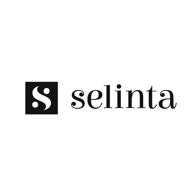 Selinta.com logo, a brandable .com business name for sale