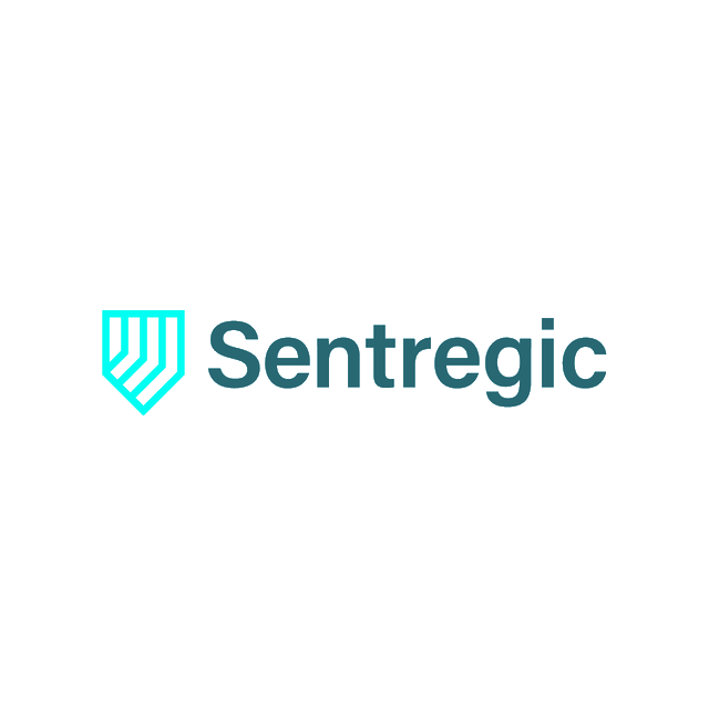 Sentregic.com logo, a brandable .com business name for sale