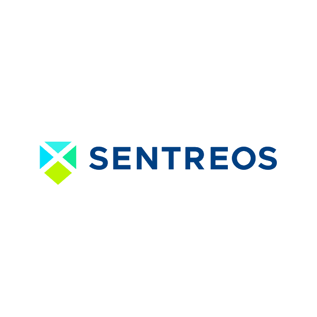 Sentreos.com logo, a brandable .com business name for sale