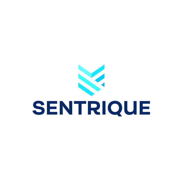 Sentrique.com logo, a brandable .com business name for sale