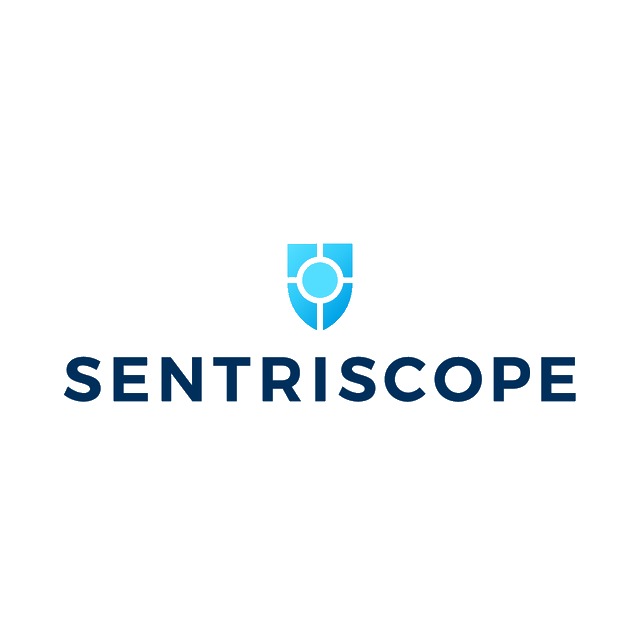 Sentriscope.com logo, a brandable .com business name for sale