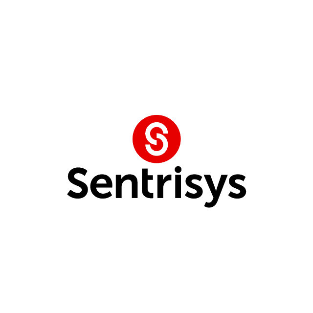 Sentrisys.com logo, a brandable .com business name for sale