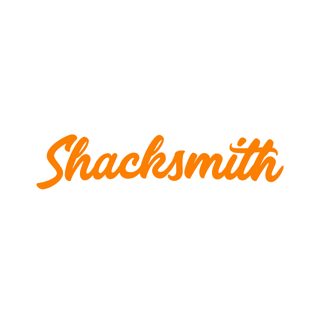 Shacksmith.com logo, a brandable .com business name for sale