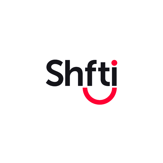 Shfti.com logo, a brandable .com business name for sale