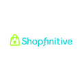Shopfinitive.com logo, a brandable .com business name for sale