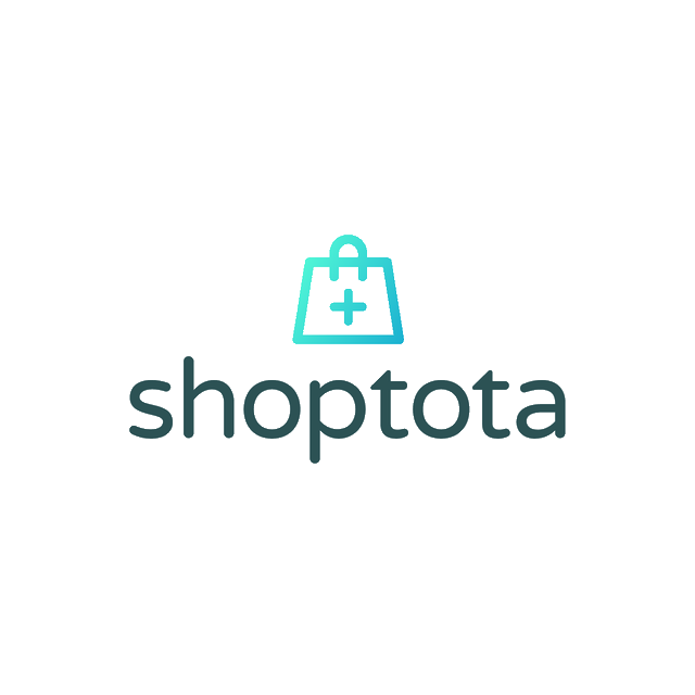 Shoptota.com logo, a brandable .com business name for sale
