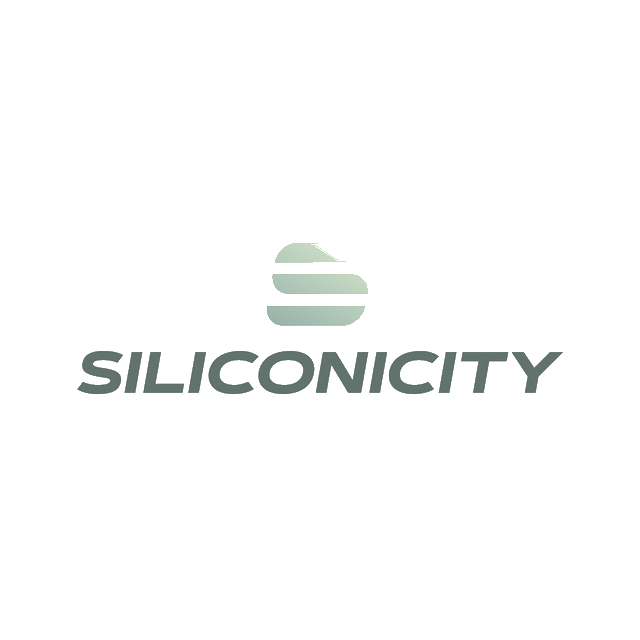 Siliconicity.com logo, a brandable .com business name for sale