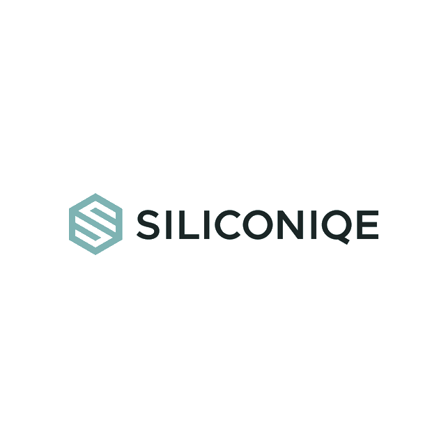 Siliconiqe.com logo, a brandable .com business name for sale