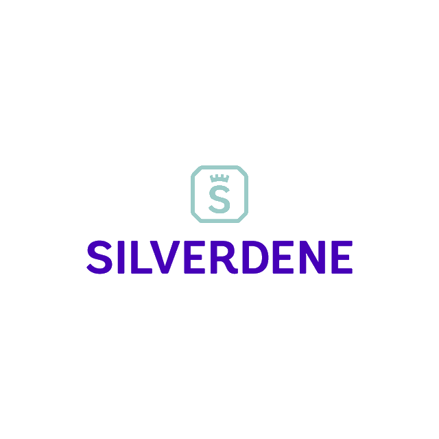 Silverdene.com logo, a brandable .com business name for sale