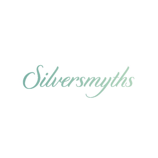 Silversmyths.com logo, a brandable .com business name for sale