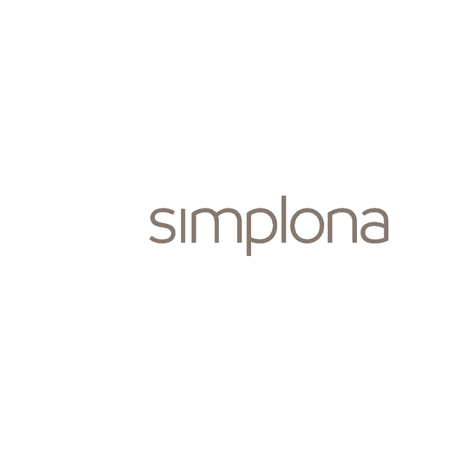 Simplona.com logo, a brandable .com business name for sale