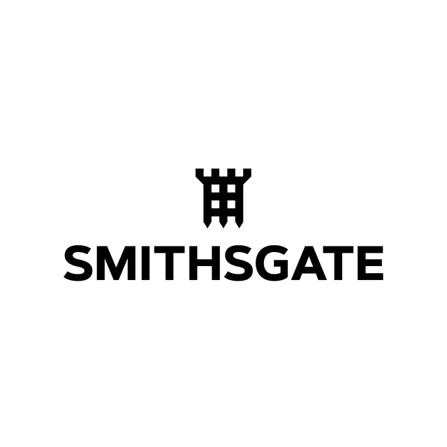 Smithsgate.com logo, a brandable .com business name for sale