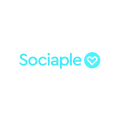 Sociaple.com logo, a brandable .com business name for sale