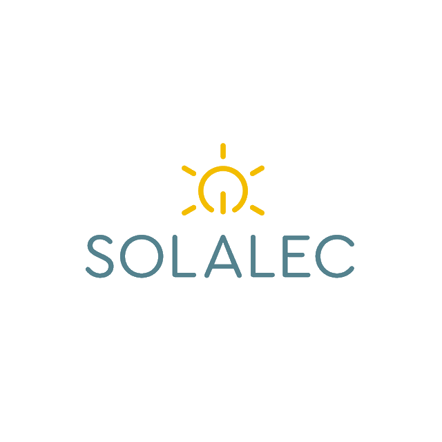 Solalec.com logo, a brandable .com business name for sale