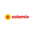 Solamio.com logo, a brandable .com business name for sale