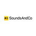 SoundsAndCo.com logo, a brandable .com business name for sale