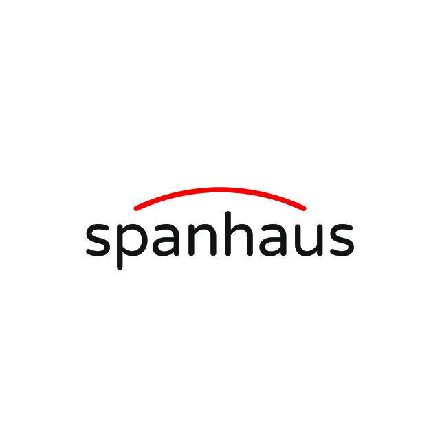Spanhaus.com logo, a brandable .com business name for sale