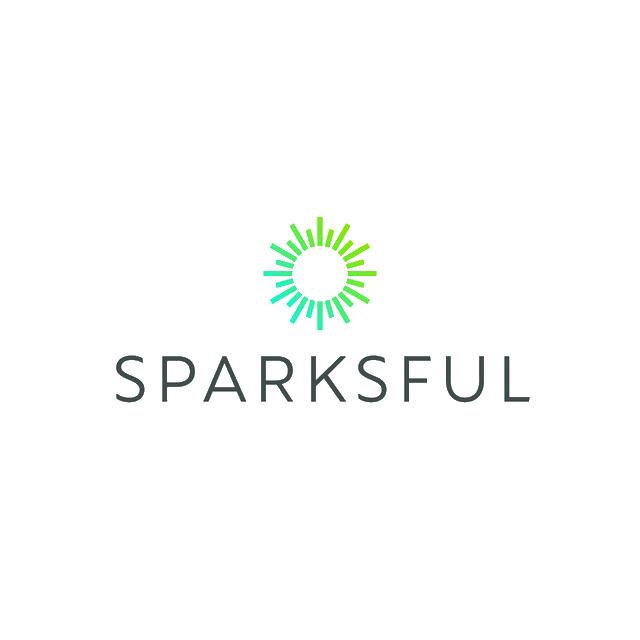 Sparksful.com logo, a brandable .com business name for sale