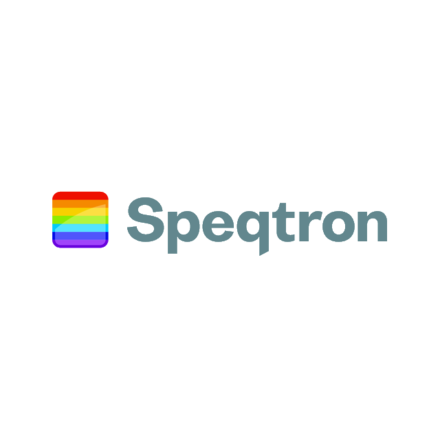 Speqtron.com logo, a brandable .com business name for sale