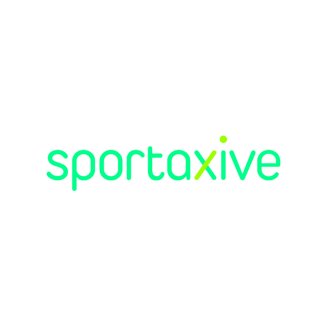 Sportaxive.com logo, a brandable .com business name for sale