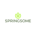 Springsome.com logo, a brandable .com business name for sale